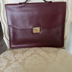 Cartier Red Briecase GUC